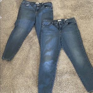 Jessica Simpson denim crop